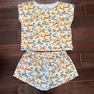 Roller Rabbit beach Pajama set